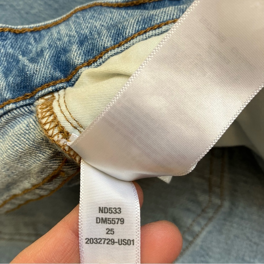 Madewell Sz 25 Balloon Jeans in Whistler Wash Light Wash 90s Mom Jean Retro - Picture 15 of 16